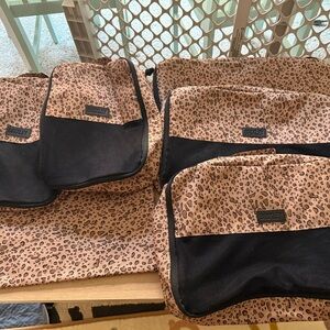 Leopard Print Packing Cubes Set